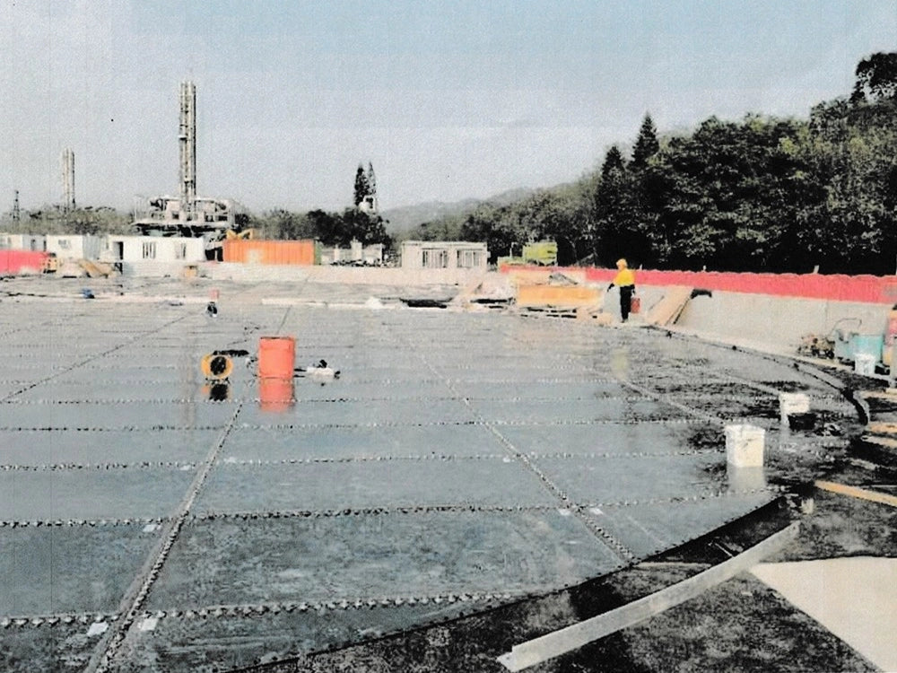 3,000-ton Wastewater Storage Tank and Wastewater Treatment System